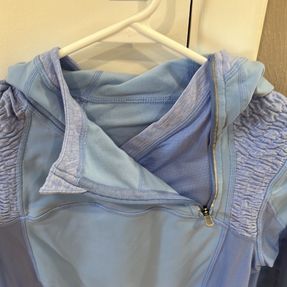 Lululemon Run Alpine Pullover Periwinkle Blue 4 Luon *Vintage Lulu Hoodie - Picture 4 of 10